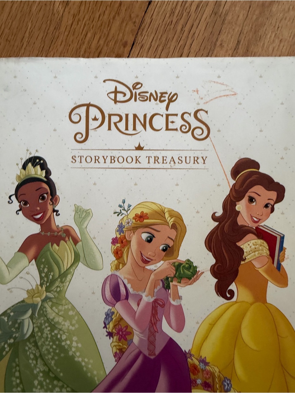 Disney Princess Deluxe Storybook with Gold Foil and Yellow Interior